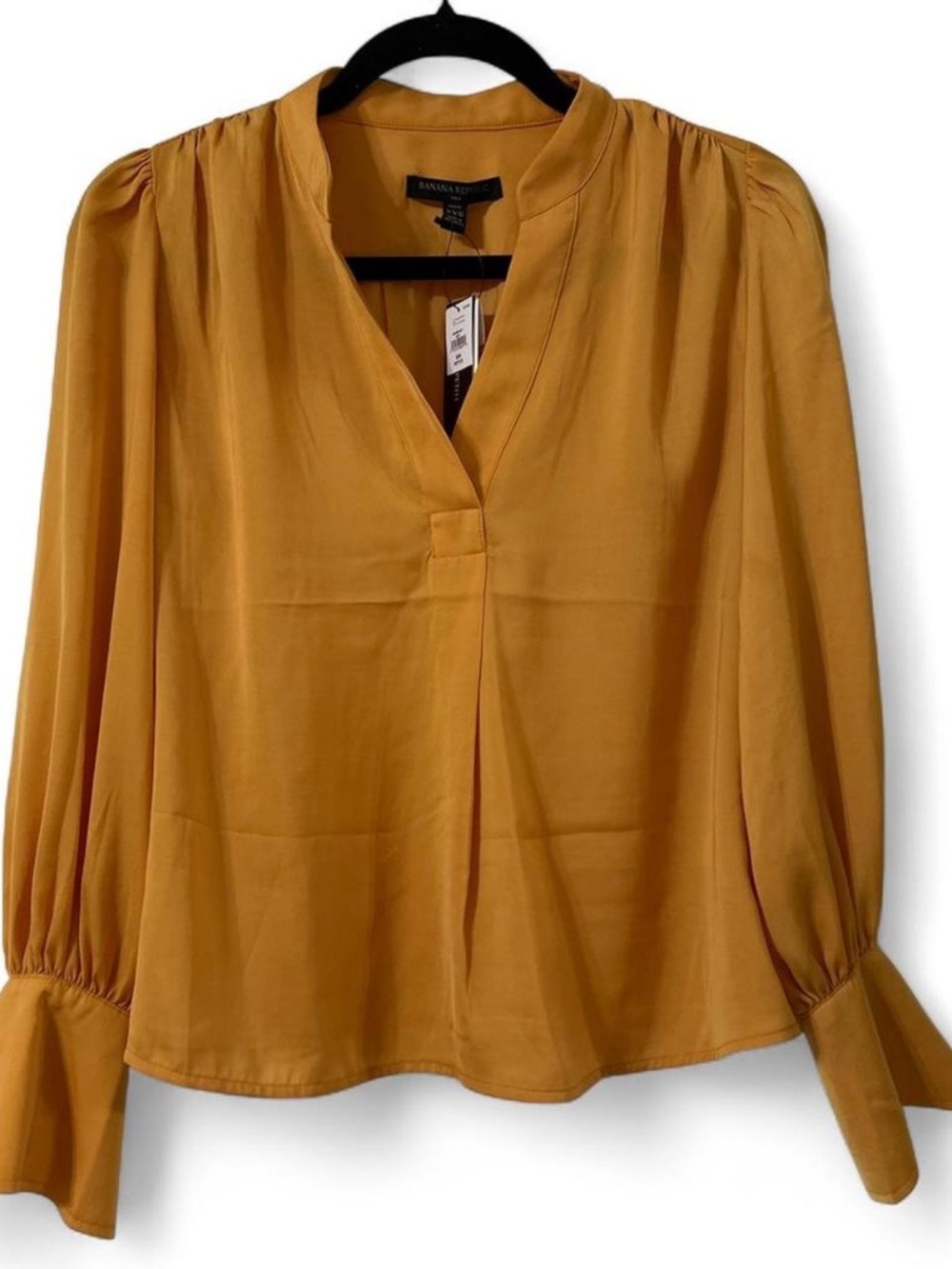 Banana Republic Silky Gold Top NWT